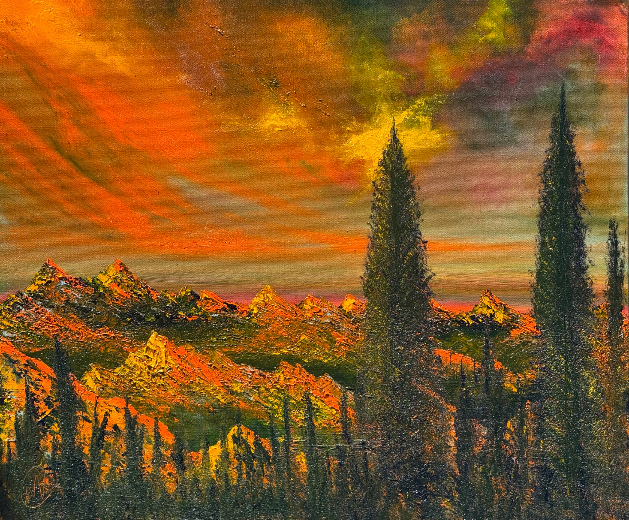 Dusk in the West
